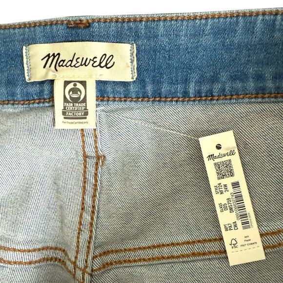 NWT Madewell Plus 10" High-Rise Skinny Crop Jeans in Carlton Wash Size 24W - Picture 5 of 12
